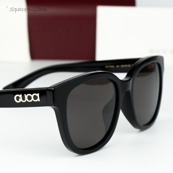 Gucci Women Sunglasses Black Grey Square GG1797SK 001 NEW AUTHENTIC - Picture 4 of 9
